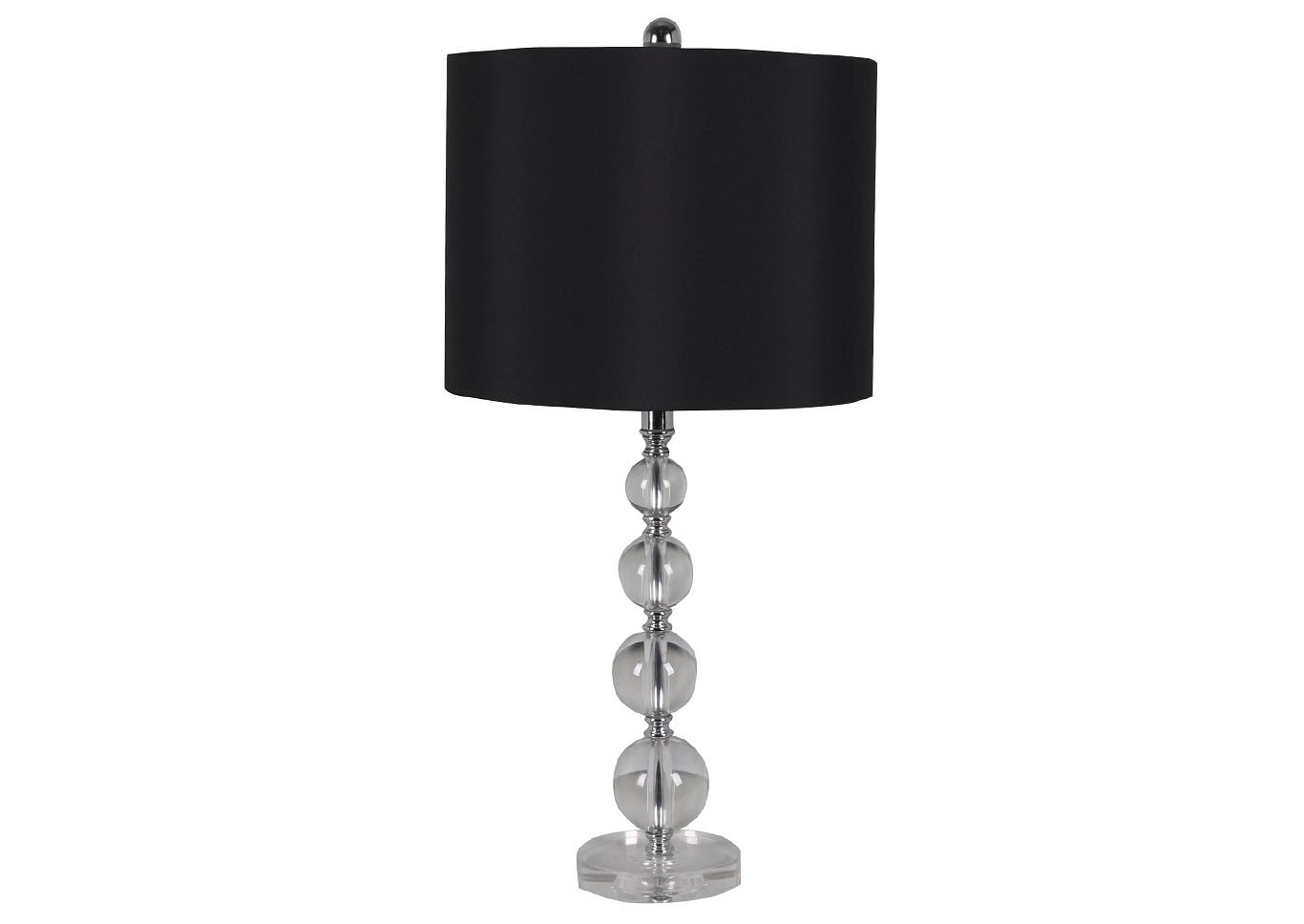 Black Crystal Table Lamp,Home Source
