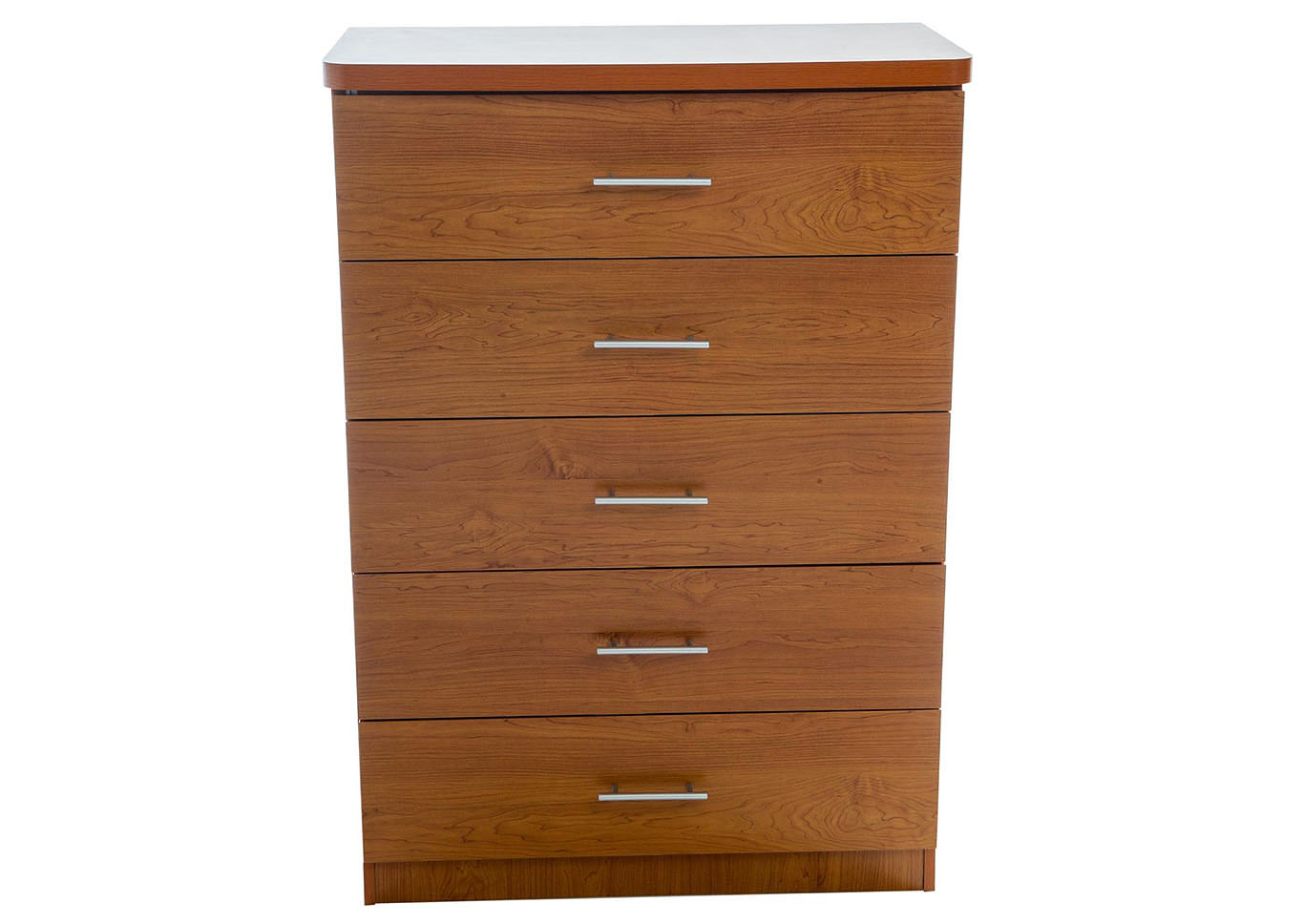 Simone Cherry 5 Drawer Chest,Home Source