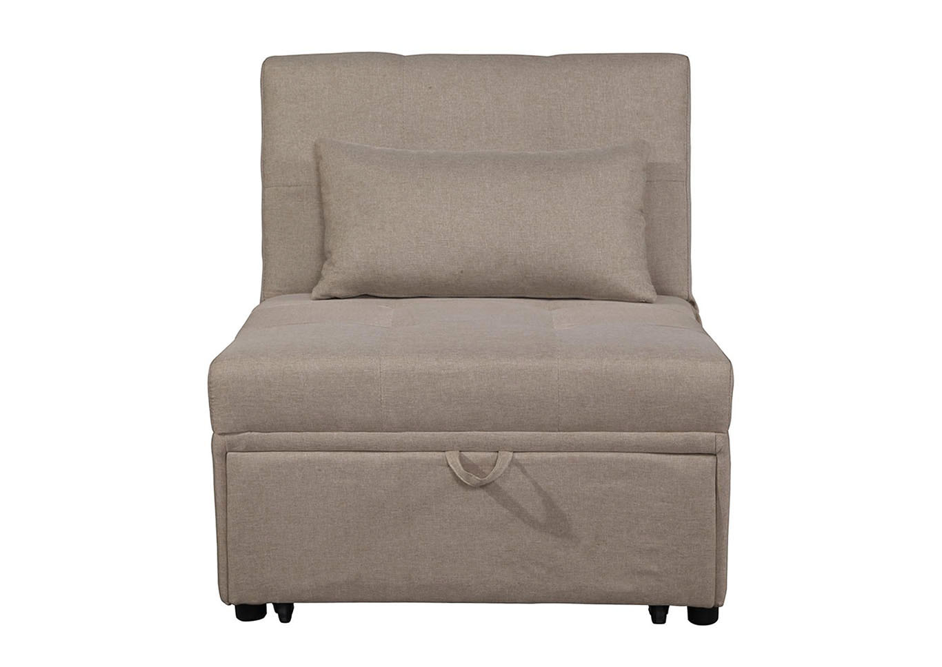 Randy Beige Convertable Chair,Home Source