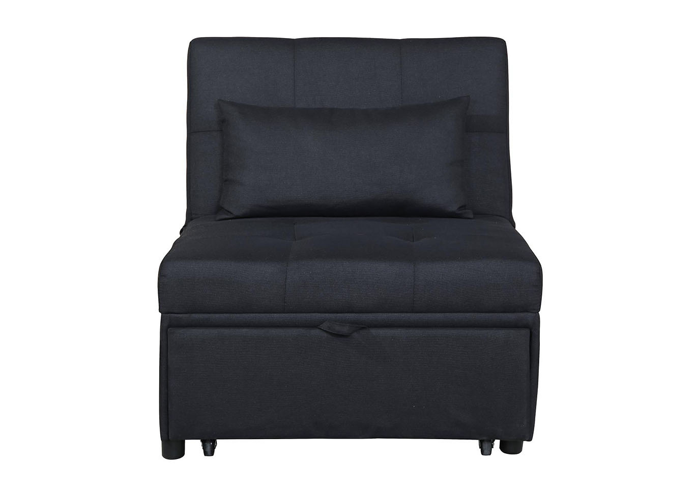 Randy Black Convertable Chair,Home Source