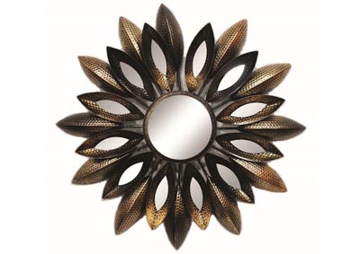 Image for Multi Metal Wall Mirror In Leaves