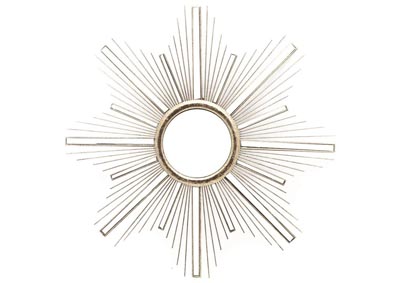 Image for Gold Starburst Wall Mirror