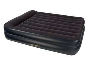 Blue Downy Air Queen Bed w/120V Pump