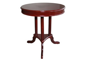 Image for Mahogany Circle Accent Table