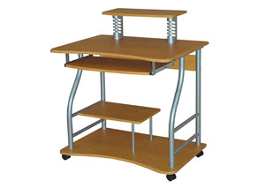Image for Black Computer Cart on Casters