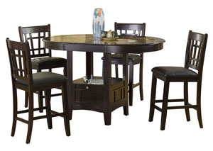 Image for Capuccino Table and 4 Chairs