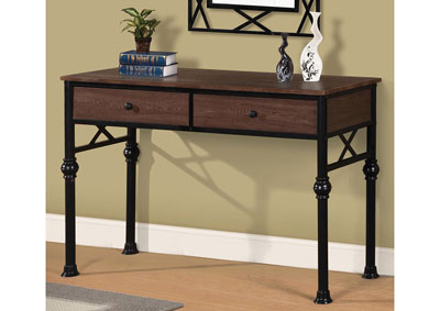 Image for Heirloom Brown Console Table w/Desk Drawers