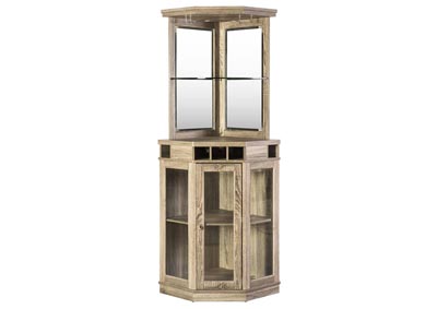 Image for Oak Corner Bar Unit w/Mop