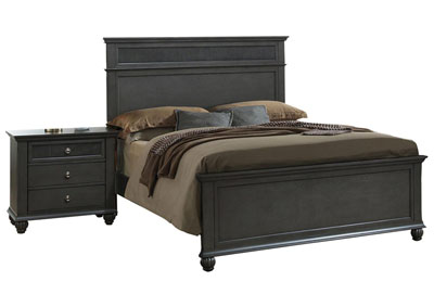 Image for Adler Graphite King Panel Bed
