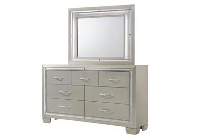 Image for Whitney Platinum Dresser & Mirror