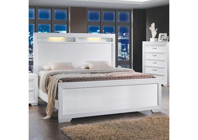 Image for Bella White Queen Bed