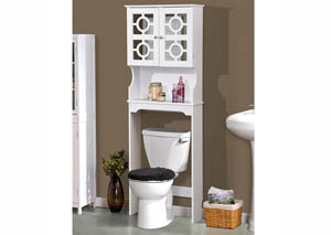 Image for White Bathroom Space Saver