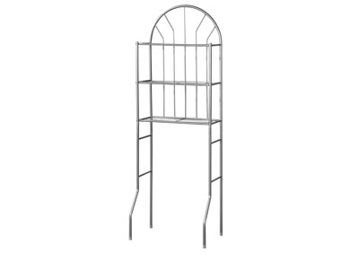 Image for Silver Bathroom 3 Shelf Space Saver