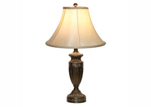 Image for Brown Polyresin Table Lamp