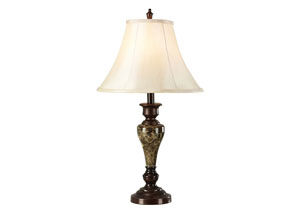 Image for Black/Marble Table Lamp