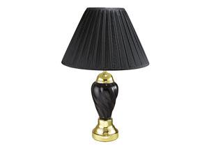 Image for Black Ceramic Table Lamp