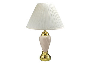 Image for White Ceramic Table Lamp