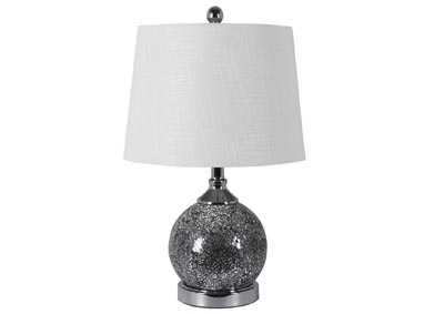 Image for Silver Glass Table Lamp