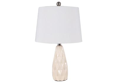 Image for Cream Ceramic Table Lamp