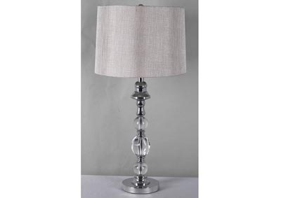 Image for Silver Crystal Table Lamp
