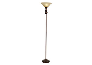 Image for Dark Bronze Polyresin Touchier Lamp