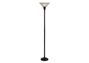 Image for Dark Brown/Gold Metal Touchier Lamp