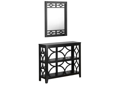 Image for Coconut Grove Black Mirror & Console Table