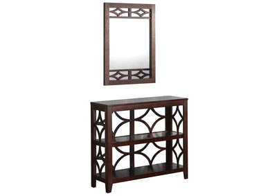 Image for Coconut Grove Mahogany Mirror & Console Table