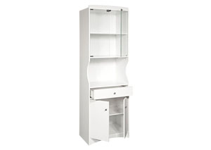 Image for White Micro Cart w/ Glass