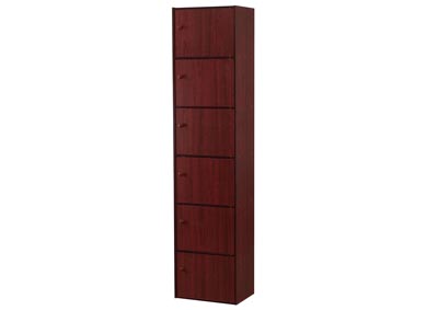 Image for Dana Mahogany 6 Door Utility Cabinet