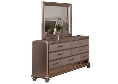Image for Venetia Champagne Dresser & Mirror
