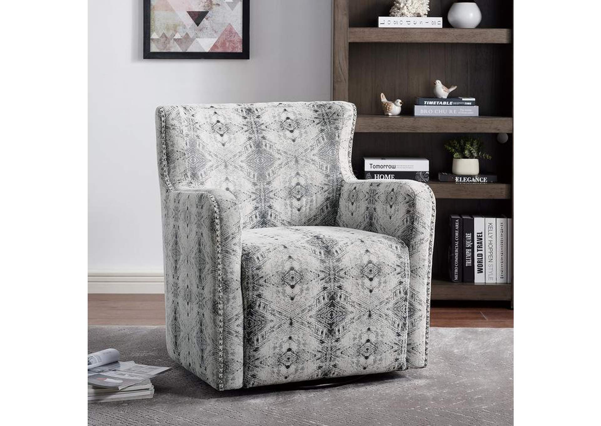 Lonita Swivel Chair,Homelegance