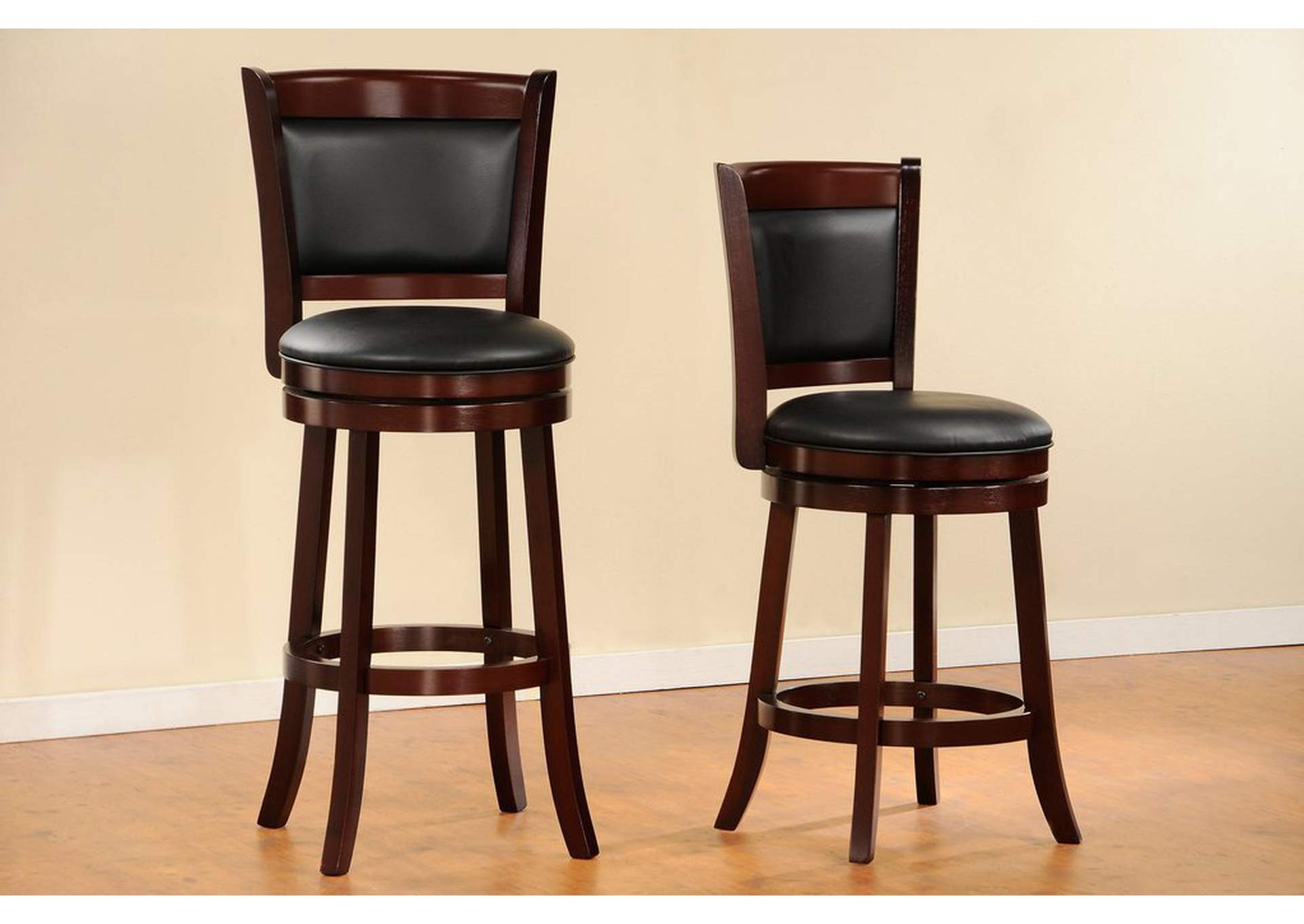 360 Swivel Pub Dining Chair; Chry; 1Pc,Homelegance