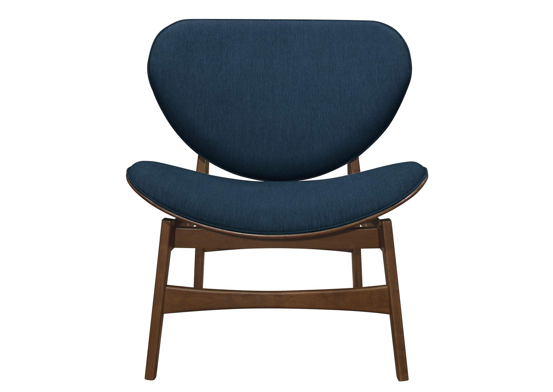 Savry Dark Blue Lounge Chair,Homelegance