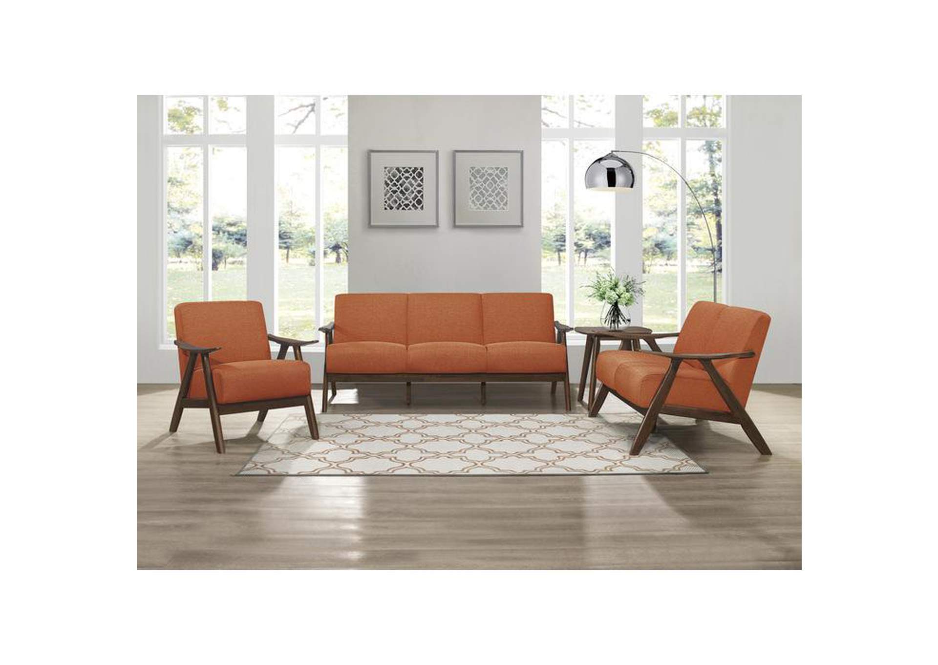 Damala 2 Piece Sofa Set,Homelegance