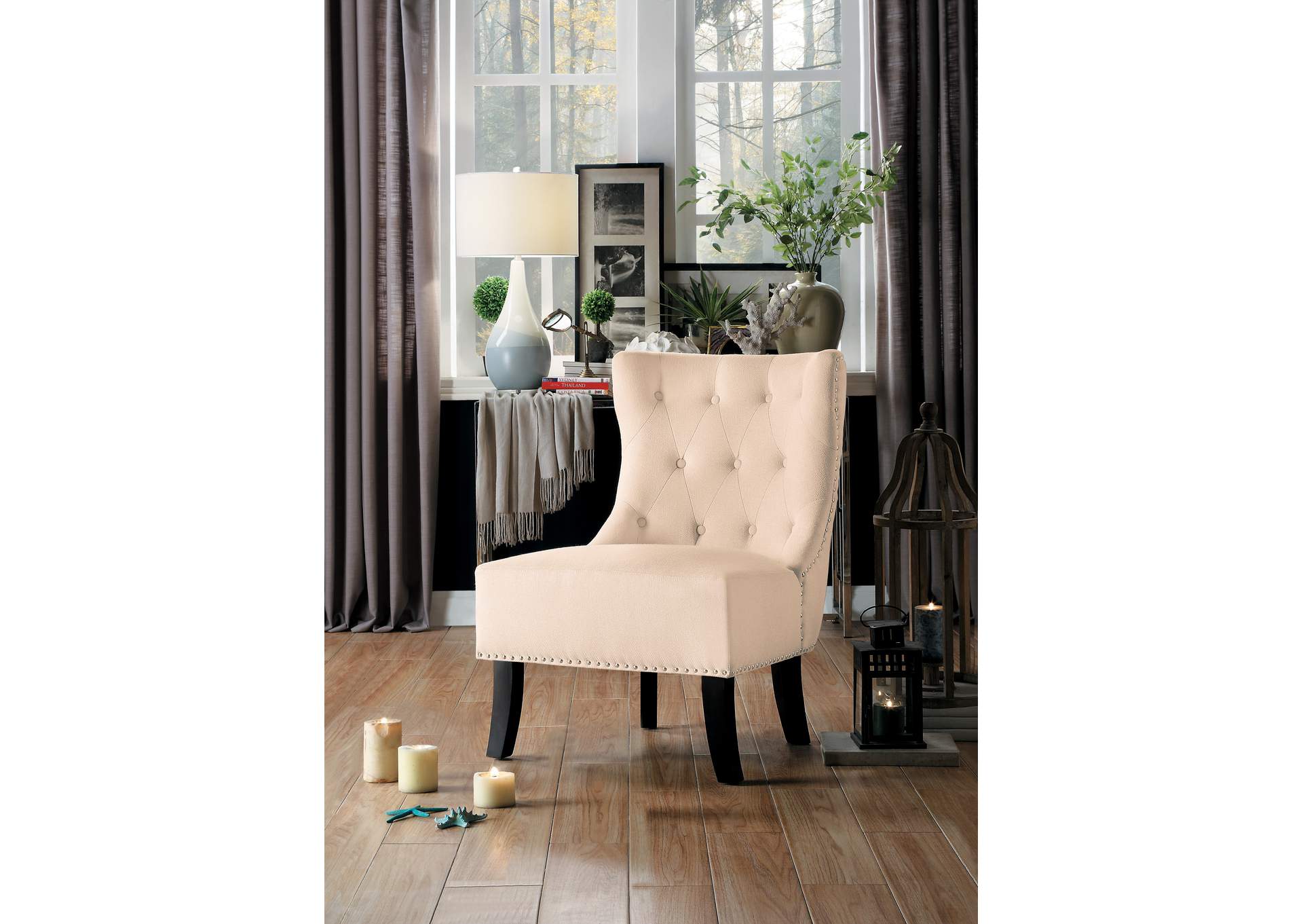 Beige Accent Chair,Homelegance