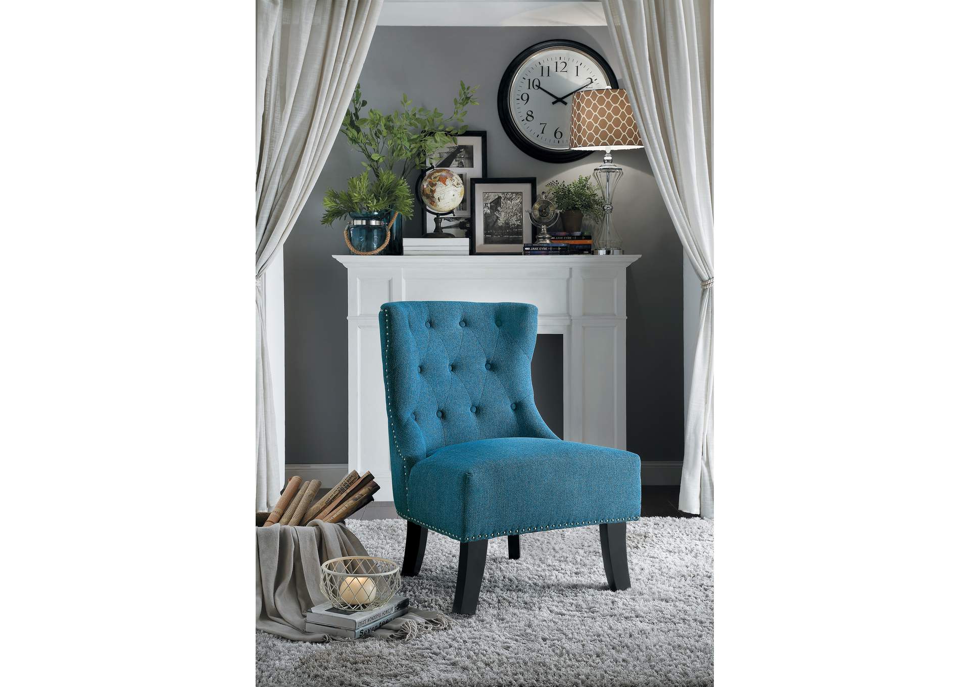 Blue Accent Chair,Homelegance