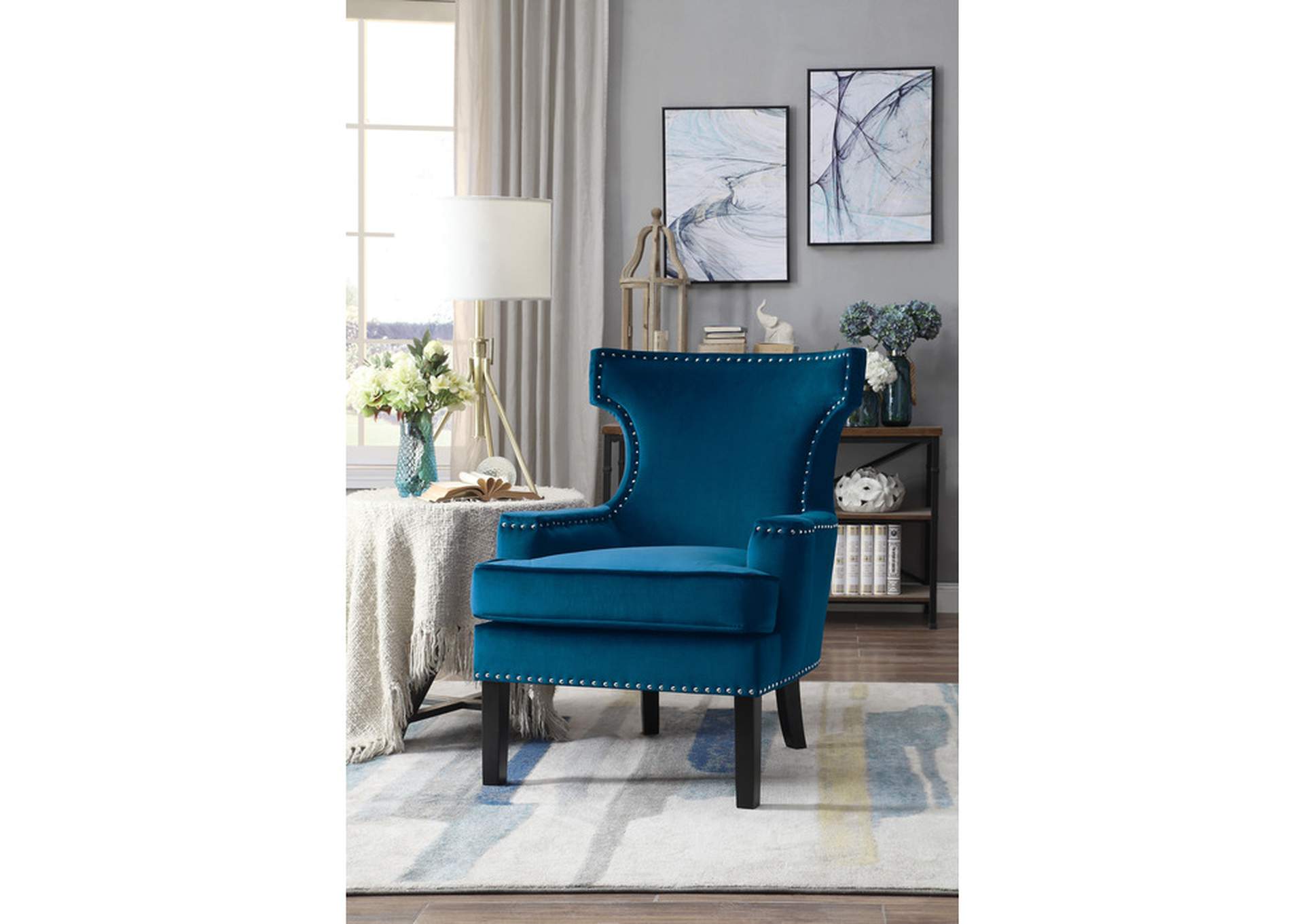 Lapis Accent Chair,Homelegance