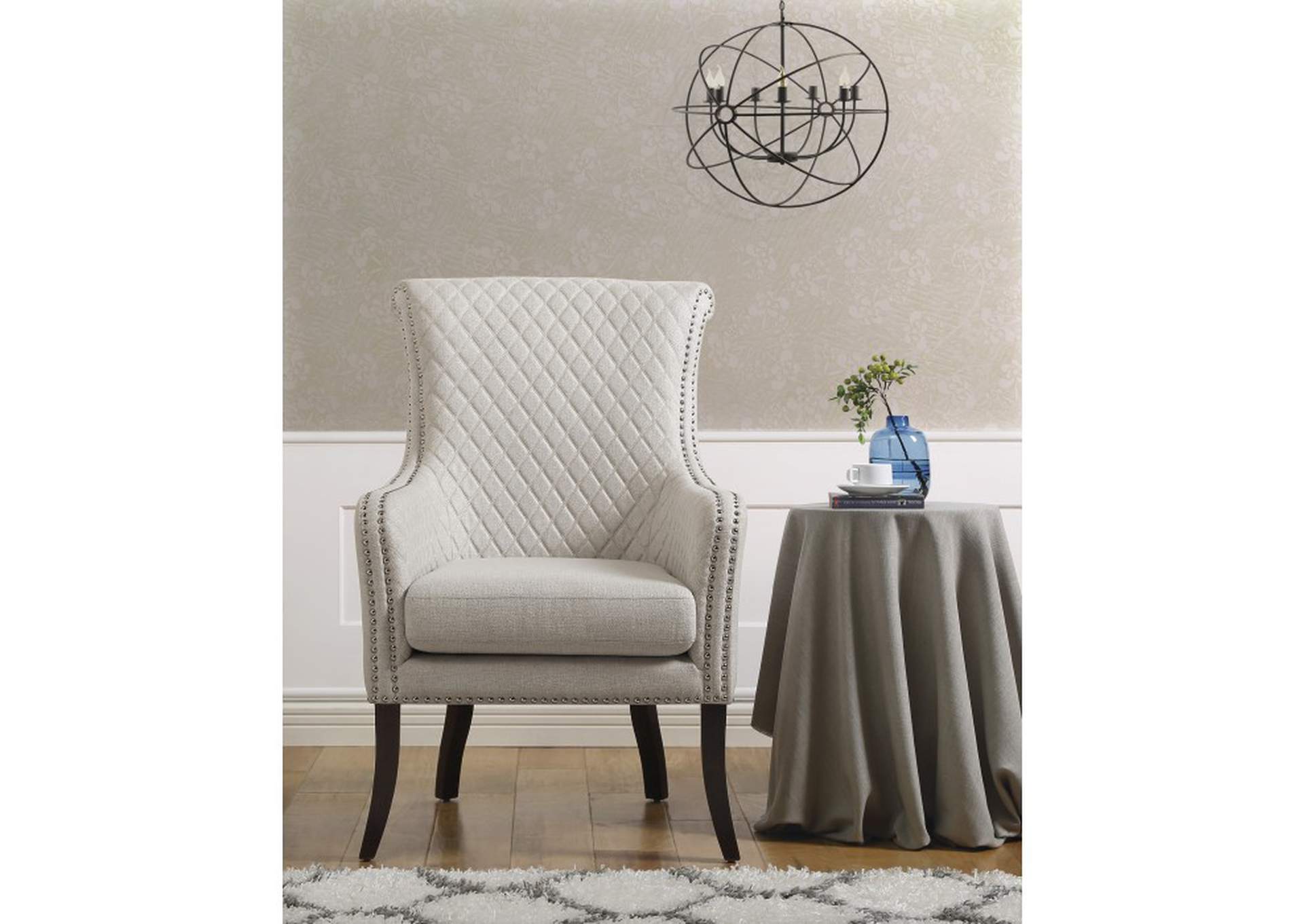 Avalon Quilted Accent Chair,Homelegance