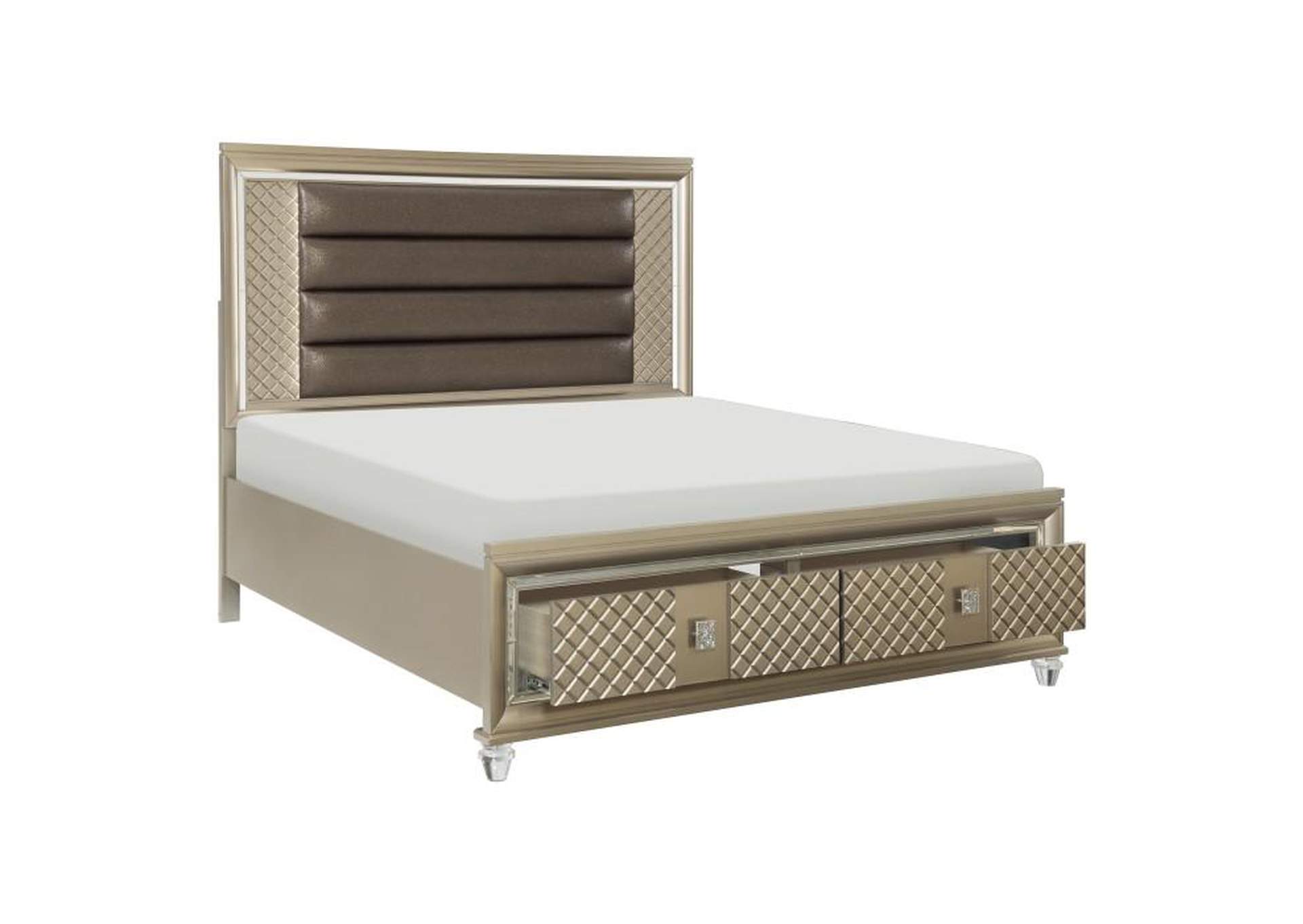 Loudon 4 Piece Queen Bedroom Set,Homelegance