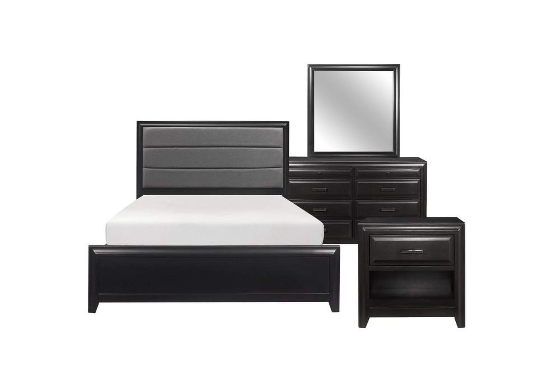 Cordelia 4 Piece Queen Bedroom Set,Homelegance