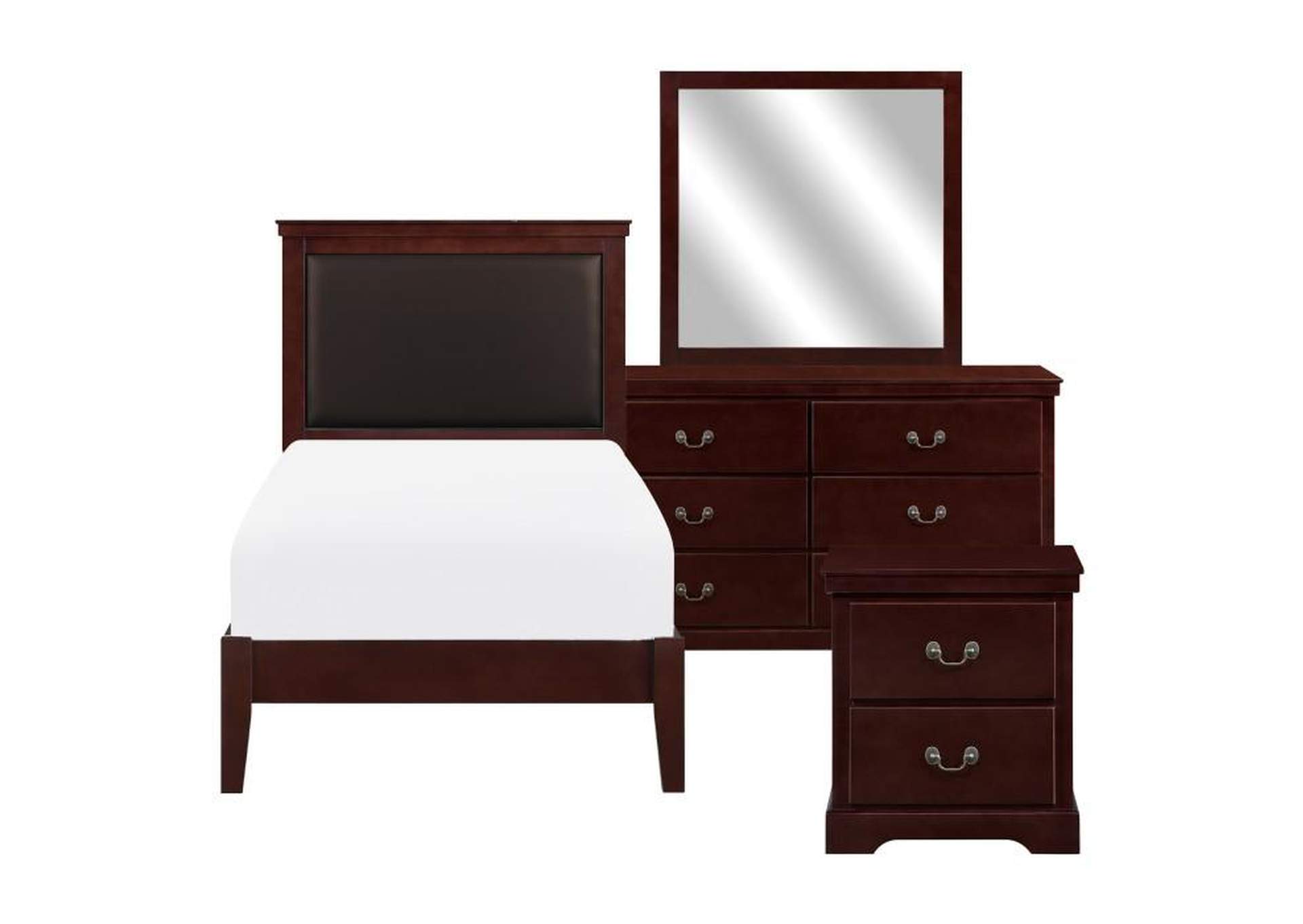 Seabright 4 Piece Twin Bedroom Set,Homelegance