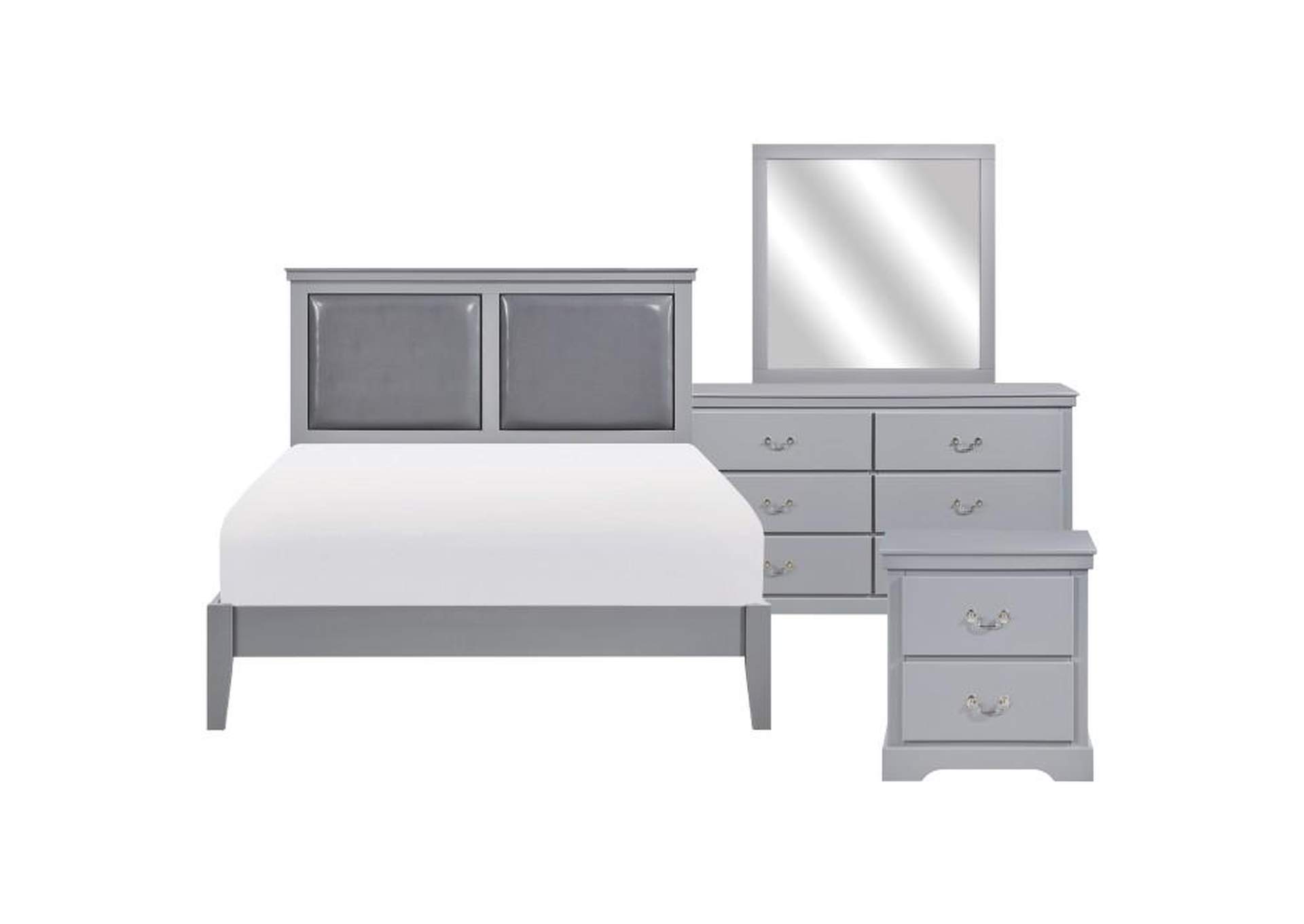 Seabright 4 Piece Queen Bedroom Set,Homelegance