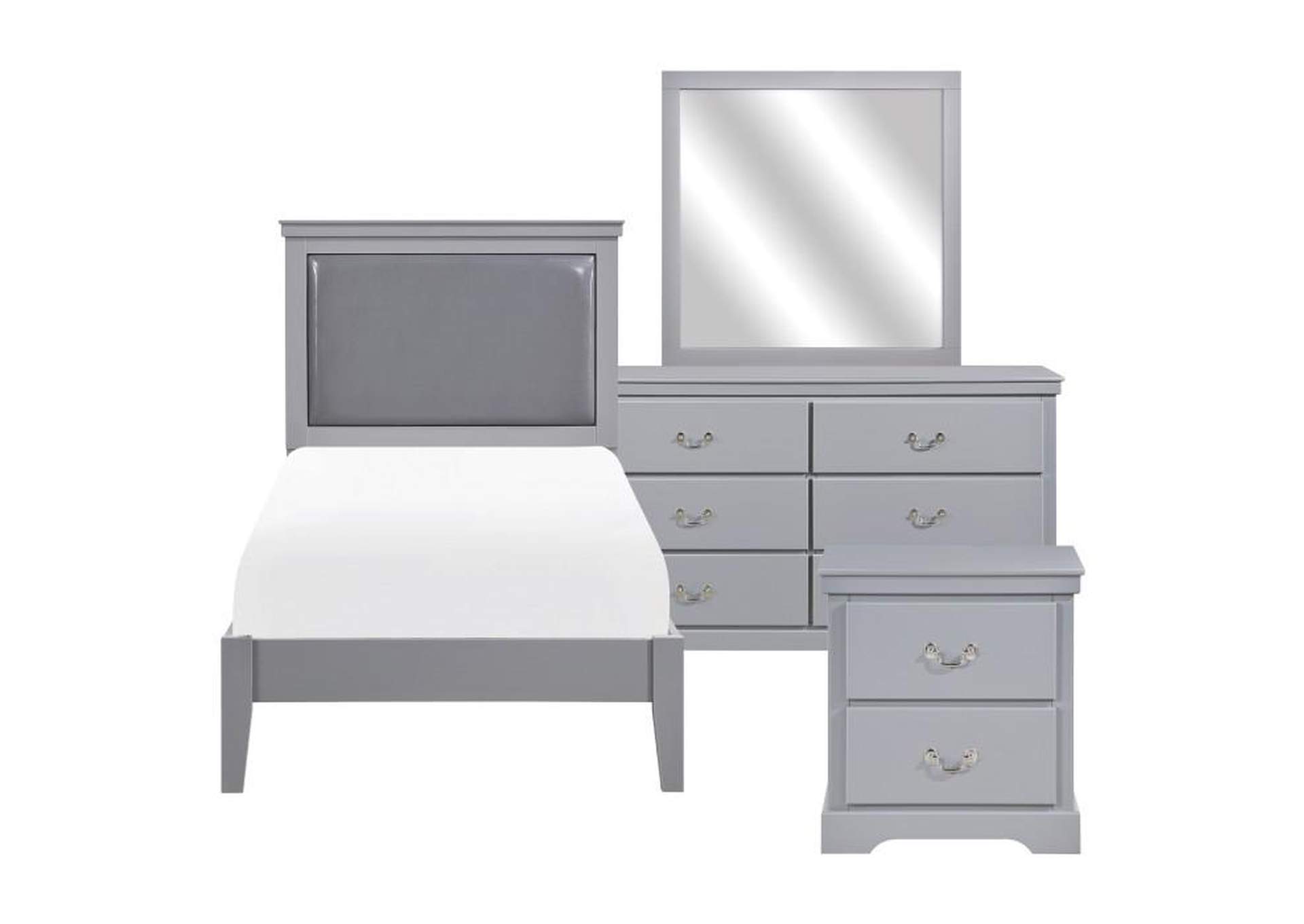 Seabright 4 Piece Twin Bedroom Set,Homelegance