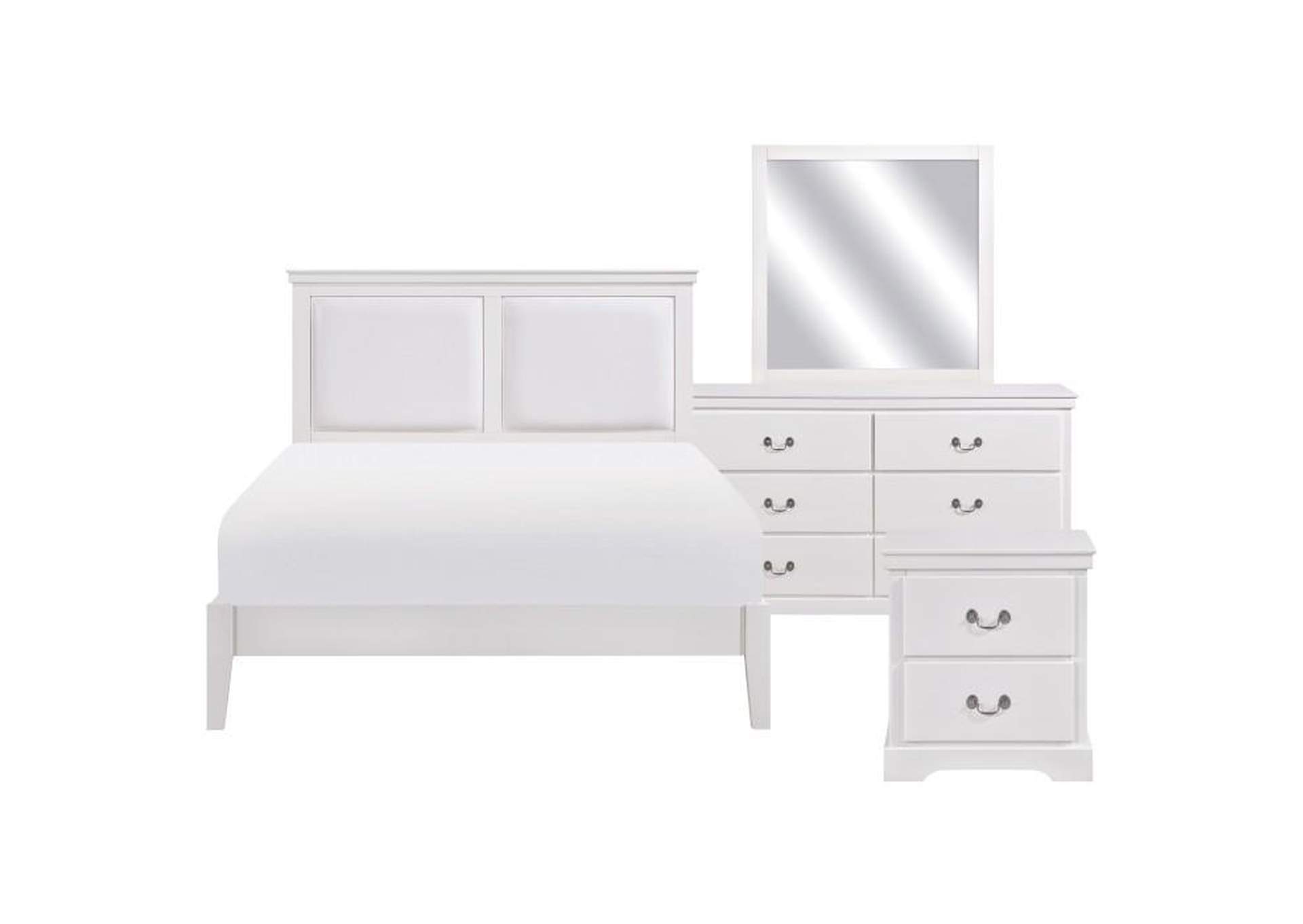 Seabright 4 Piece Queen Bedroom Set,Homelegance