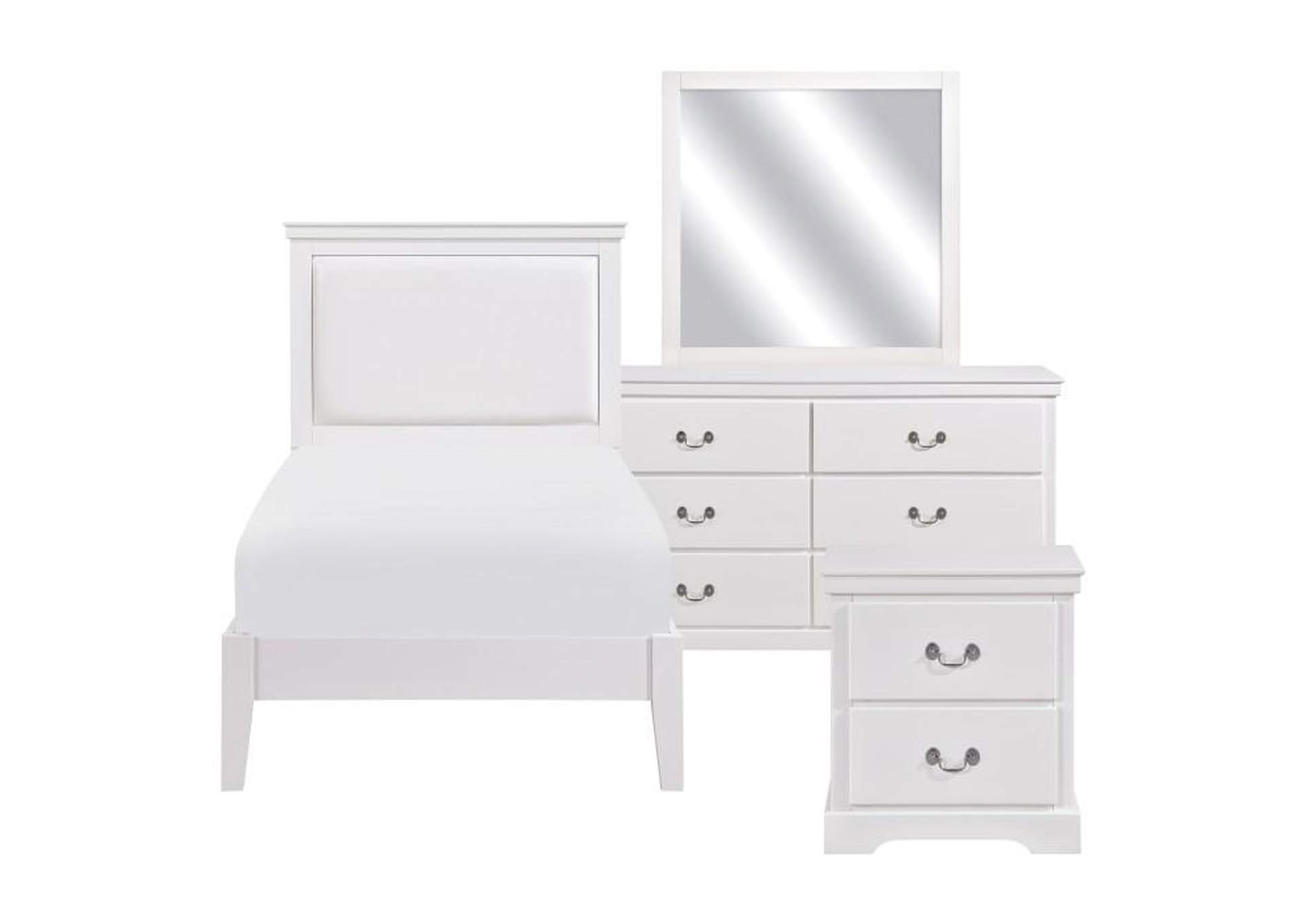 Seabright 4 Piece Twin Bedroom Set,Homelegance