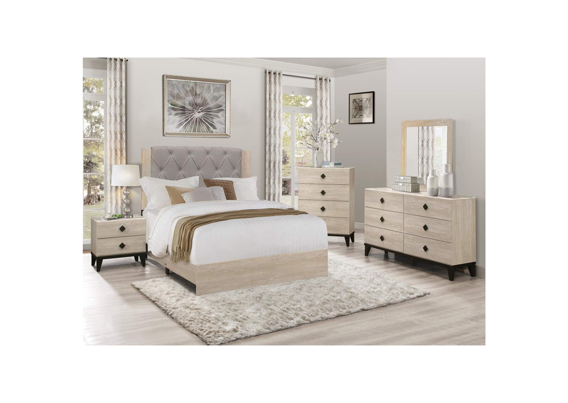 Whiting California King Bed in a Box,Homelegance