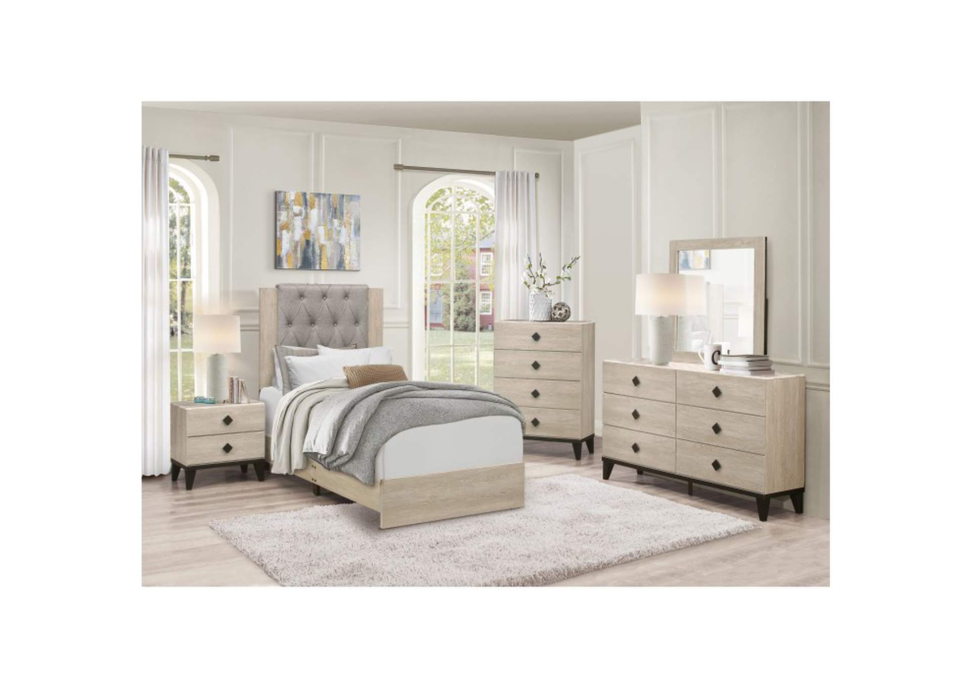 Whiting Twin Bed,Homelegance