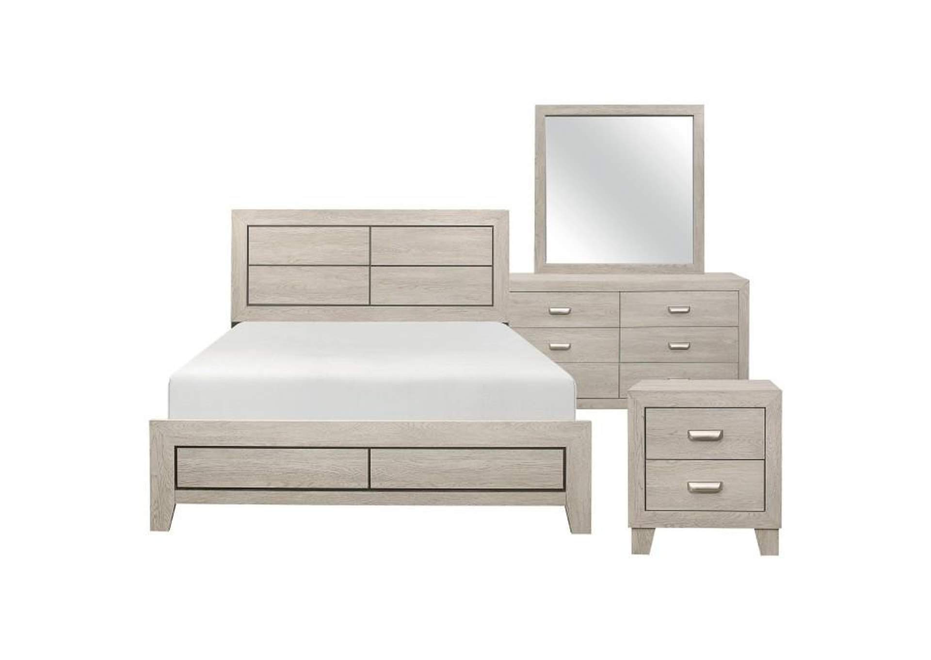 Quinby 4 Piece Queen Bedroom Set,Homelegance