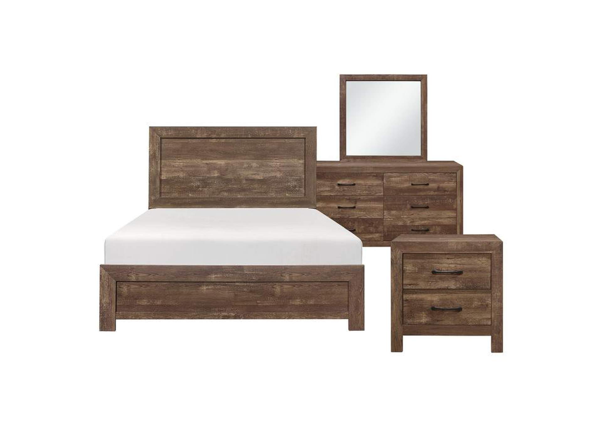 Corbin 4 Piece Queen Bedroom Set,Homelegance